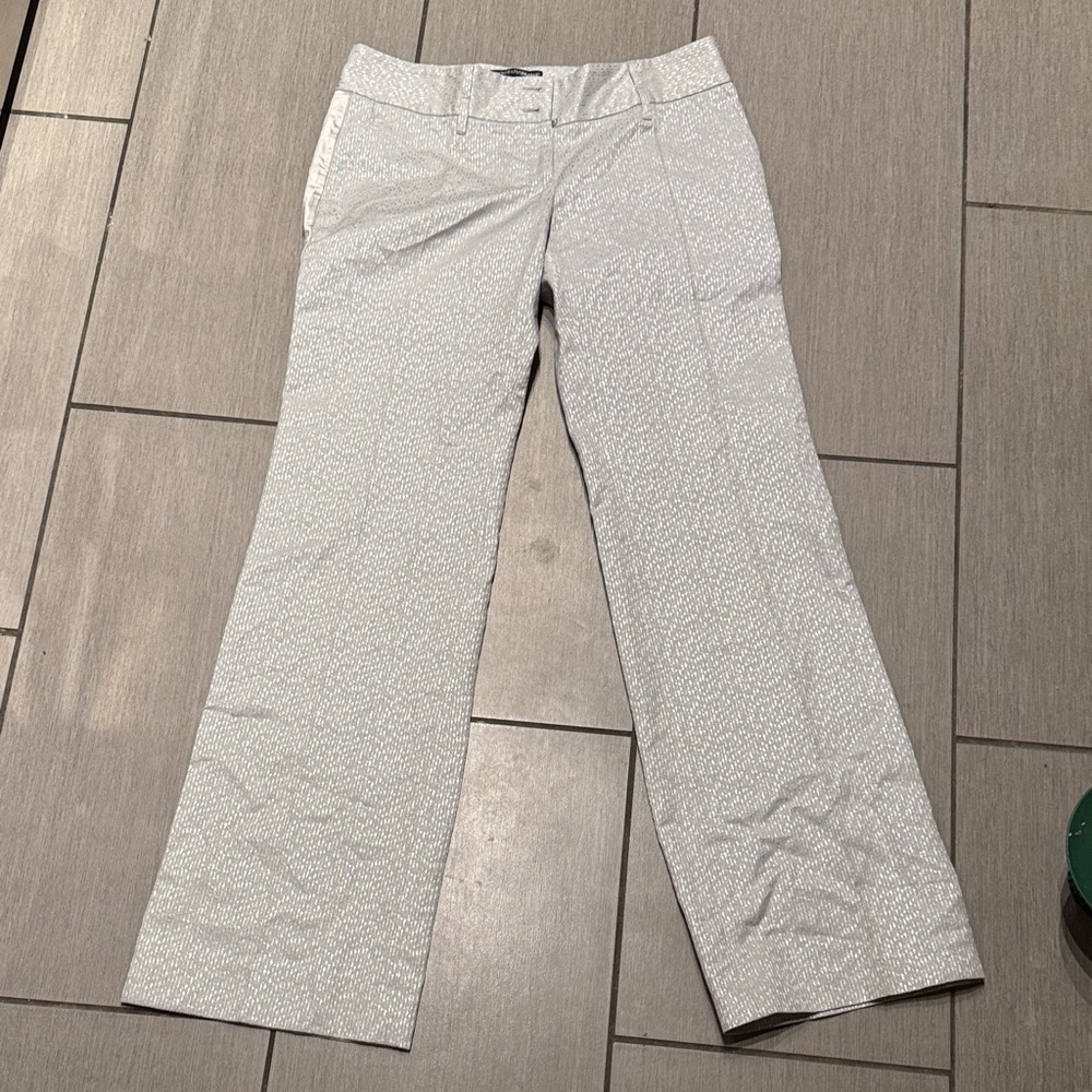 Dolce & Gabbana Silver Textured tuxedo Pants